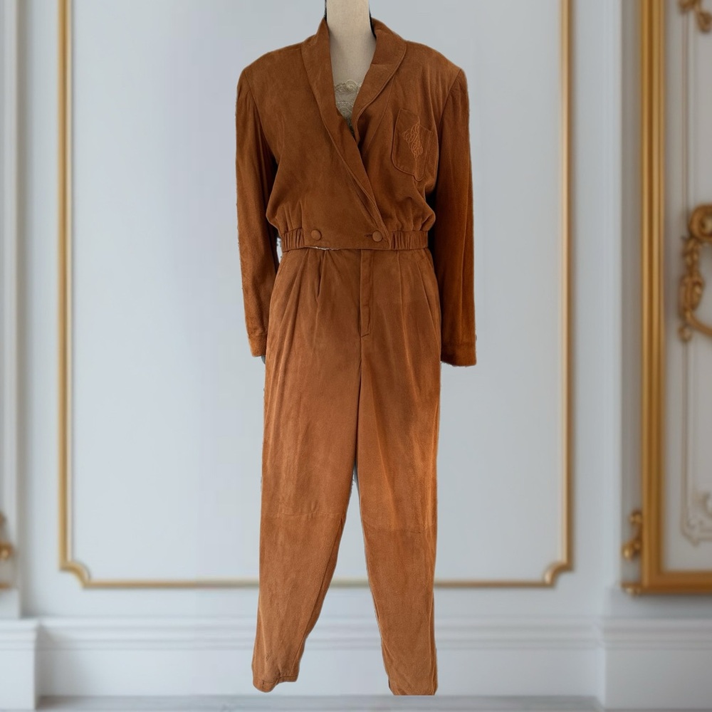Siena Rust/Brown Suede Jacket and Pants